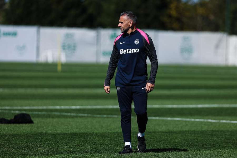 Rui Borges, treinador do Sporting Rui Borges, treinador do Sporting