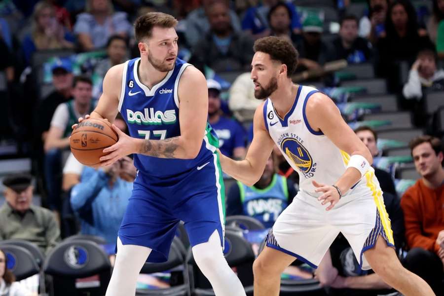 Doncic, num jogo com os Mavericks 