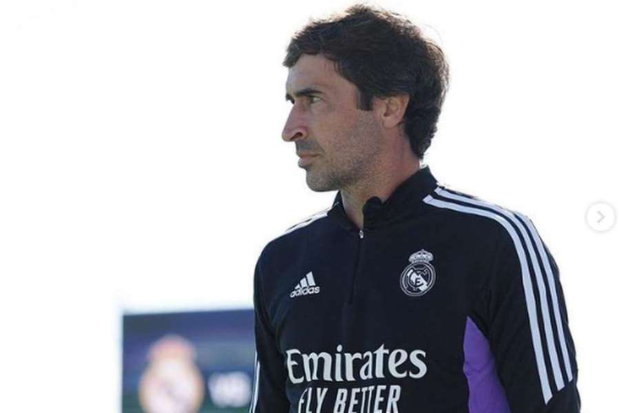 Raúl, treinador do Real Madrid Castilla