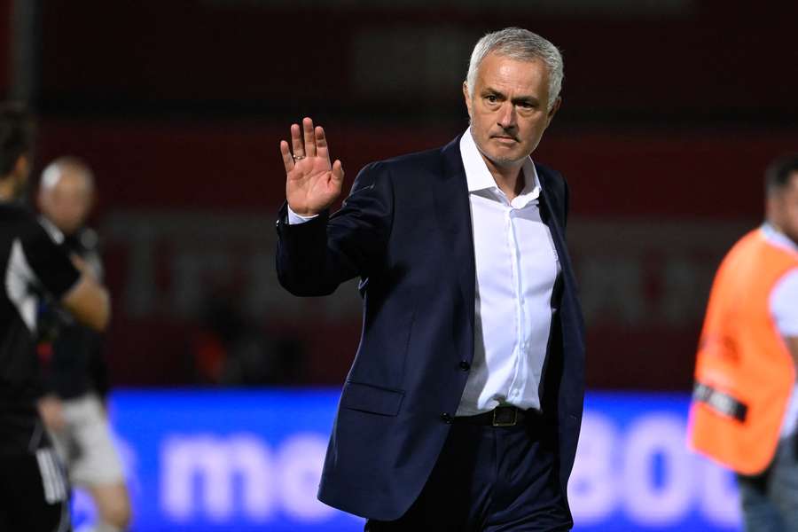 Mourinho, en el banquillo del Benfica