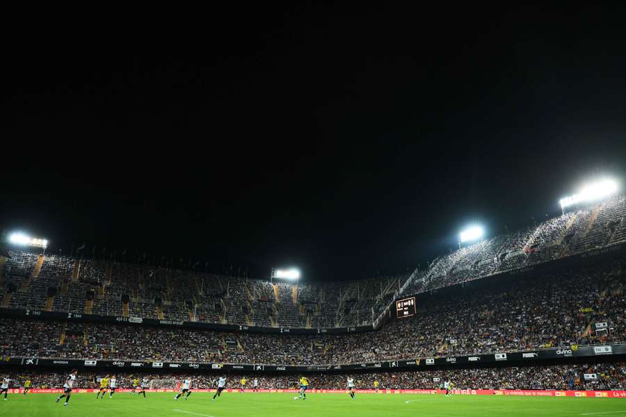 Mestalla en octobre.