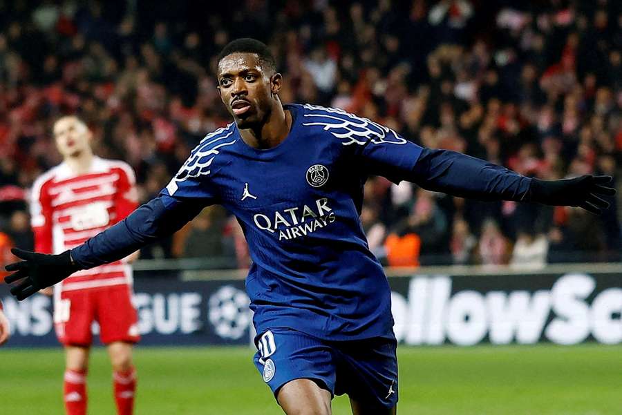 Paris St Germain's Ousmane Dembele has been in scintillating form this season