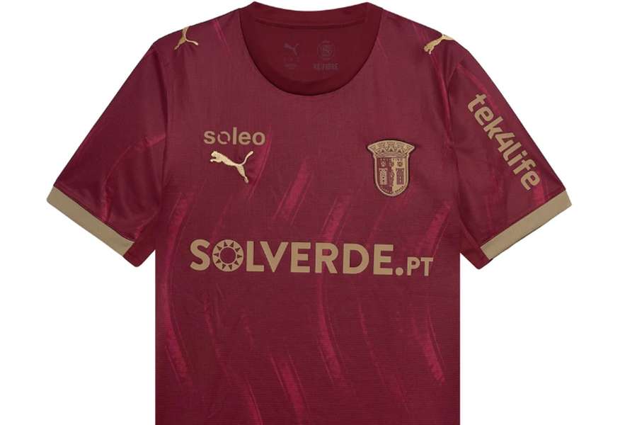 O equipamento alternativo do SC Braga O equipamento alternativo do SC Braga
