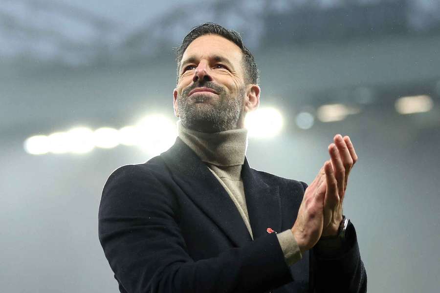 Ruud van Nistelrooij leidde zondag zijn laatste wedstrijd als interim-trainer van Manchester United