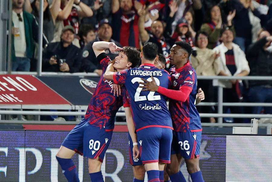 Bologna will face AC Milan in the final