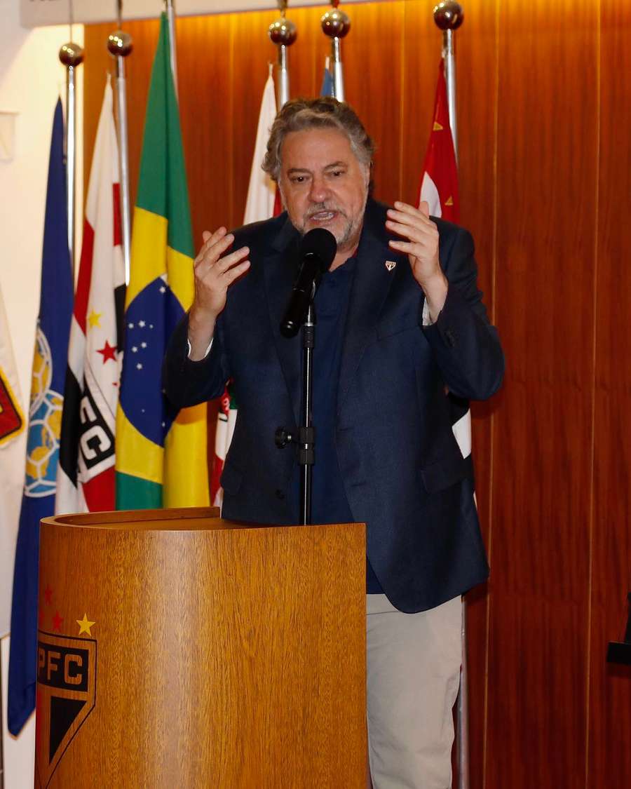 Julio Casares estava em seu segundo mandato como presidente do São Paulo