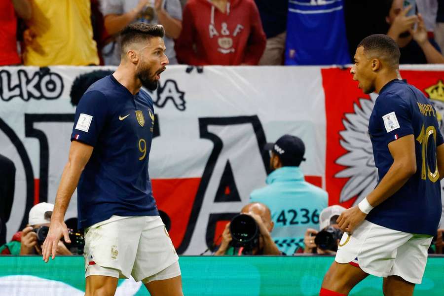 Giroud opened the scoring before Mbappe completed a brace as France defeated Poland