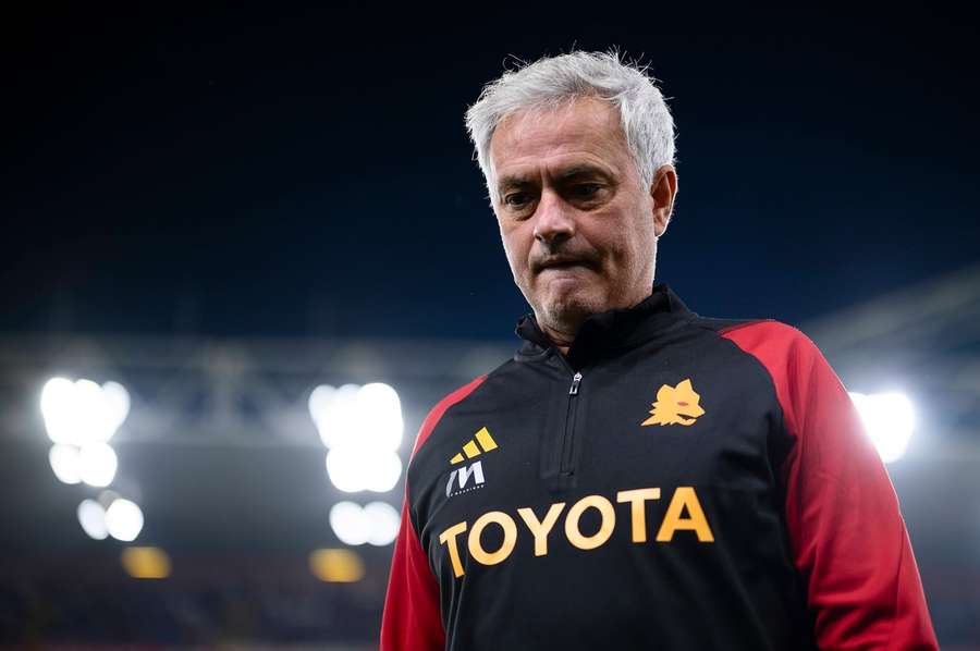 José Mourinho, treinador da Roma