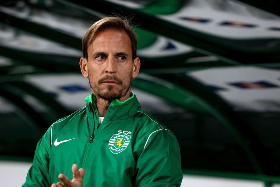 Sporting's Joao Pereira during the Champions League match against Arsenal on November 26, 2024.