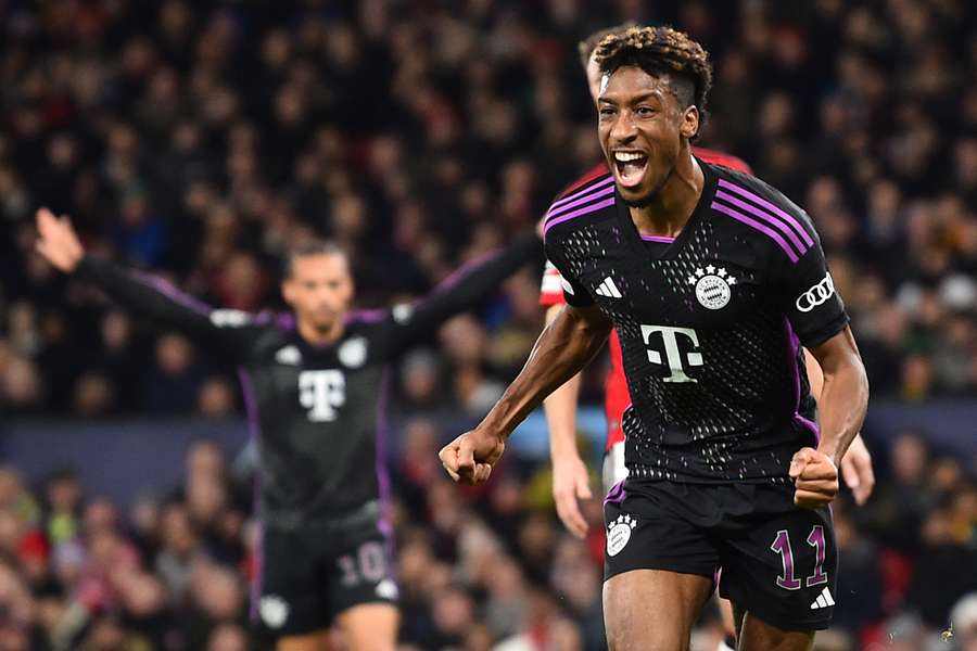 Kingsley Coman raakte op 12 december geblesseerd in een CL-duel met Manchester United