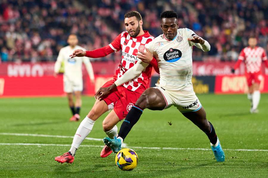 Juma Bah, ante Abel Ruiz Juma Bah, ante Abel Ruiz
