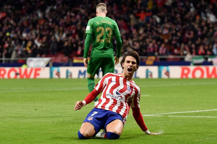 Joao Felix vstřelil vítězný gól Atlética Madrid.