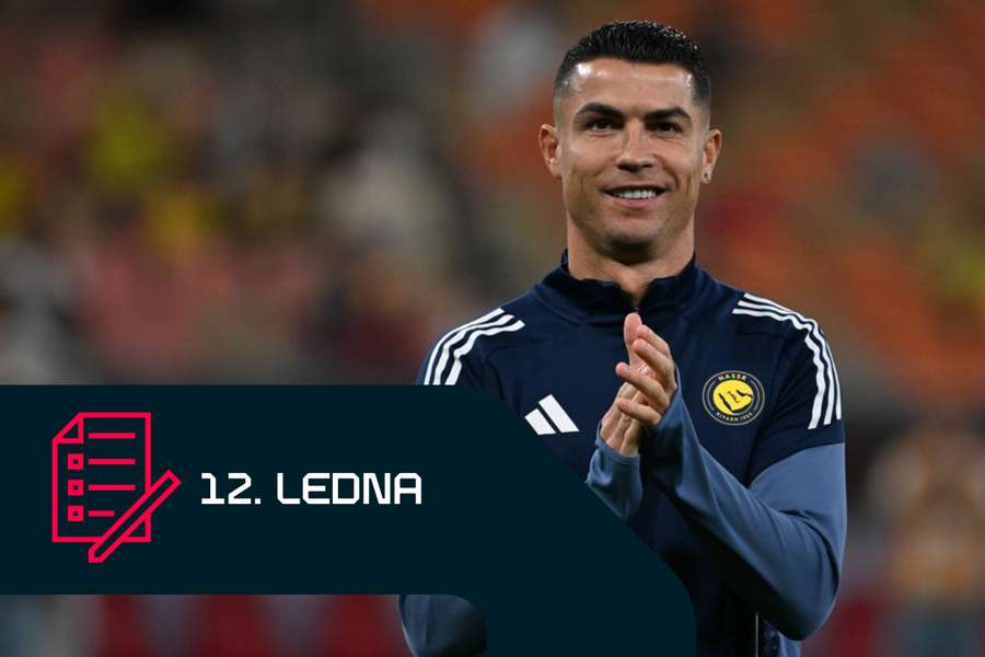 Cristiano Ronaldo v barvách Al Nassru.