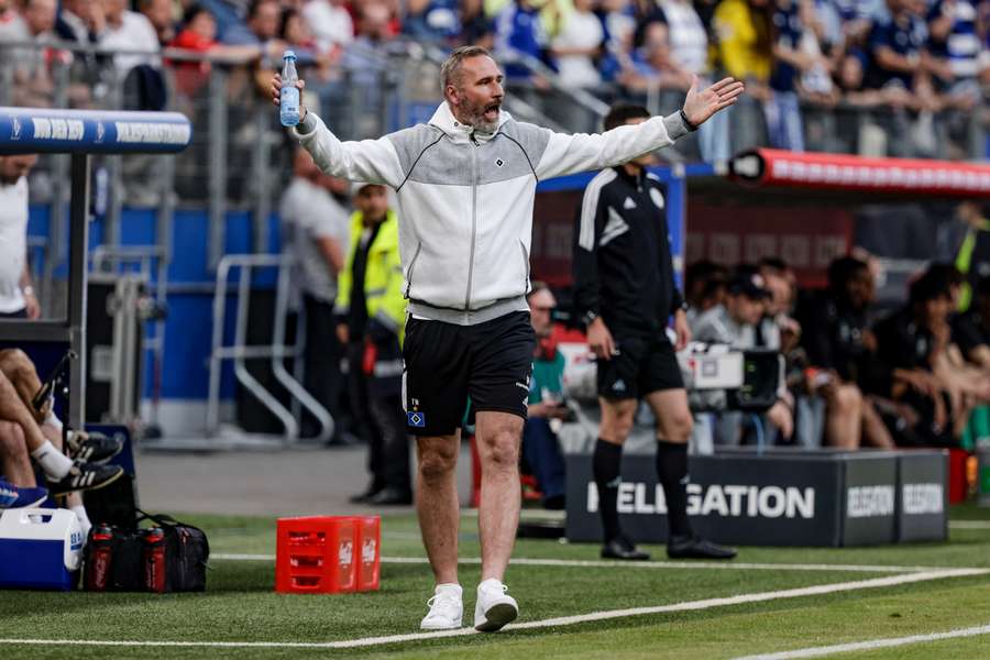 Tim Walter hatte mit dem HSV am Montag auch das Relegations-Rückspiel gegen den VfB Stuttgart verloren.