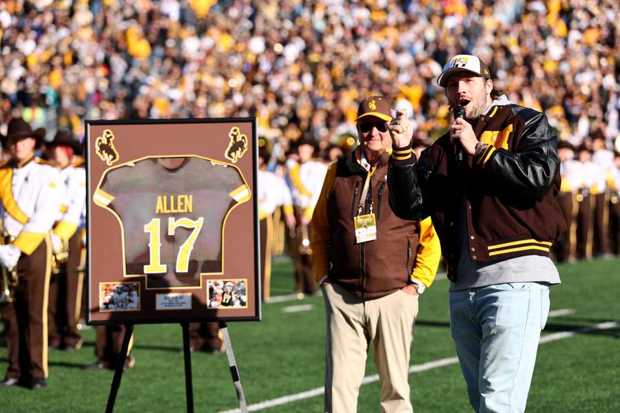 Josh Allen has Wyoming number retired (2025) Josh Allen has Wyoming number retired (2025)