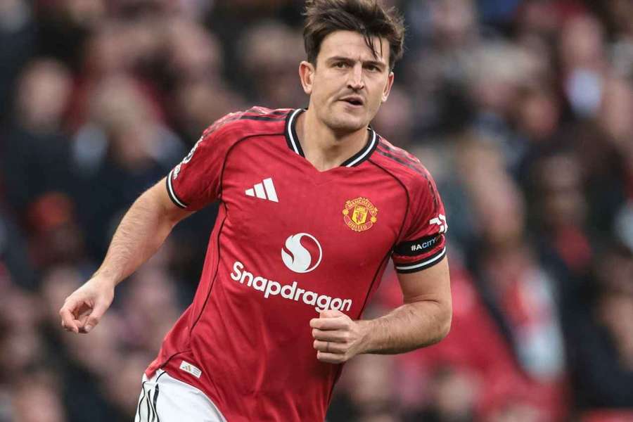Harry Maguire está em final de contrato com o Manchester United