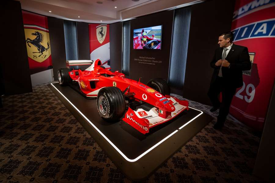 Formuła 1: bolid Schumachera sprzedany za 13 mln franków