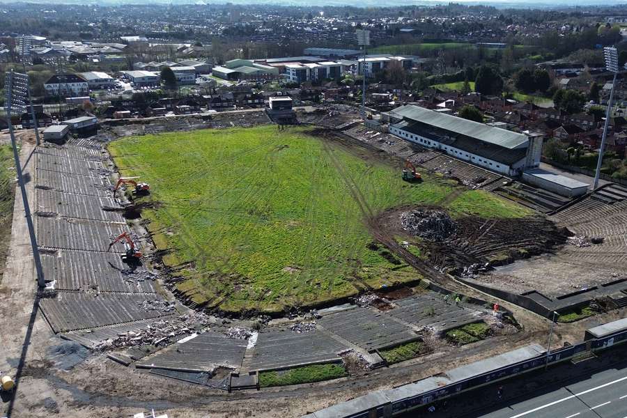 Zo ligt het Casement Park er momenteel bij