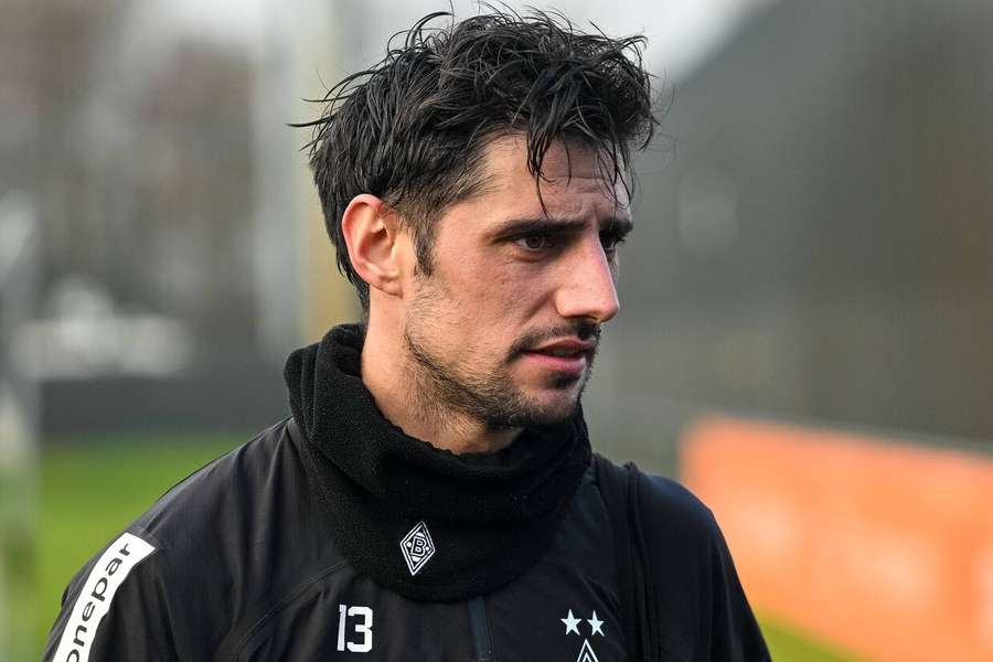 Lars Stindl beim Training mit der Borussia