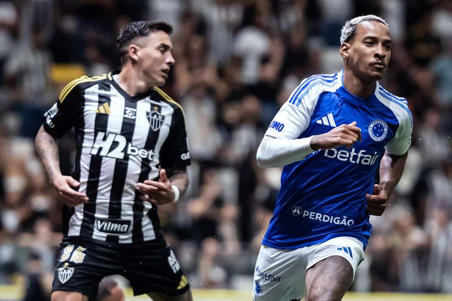 Matheus Pereira abriu o placar na Arena MRV Matheus Pereira abriu o placar na Arena MRV