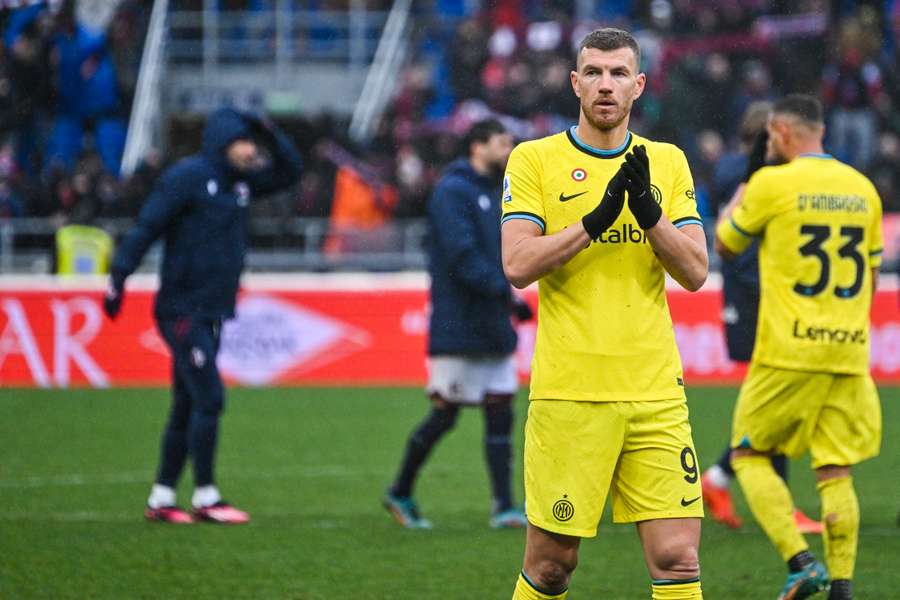 Edin Dzeko n'a pas su aider son équipe à remporter le match.