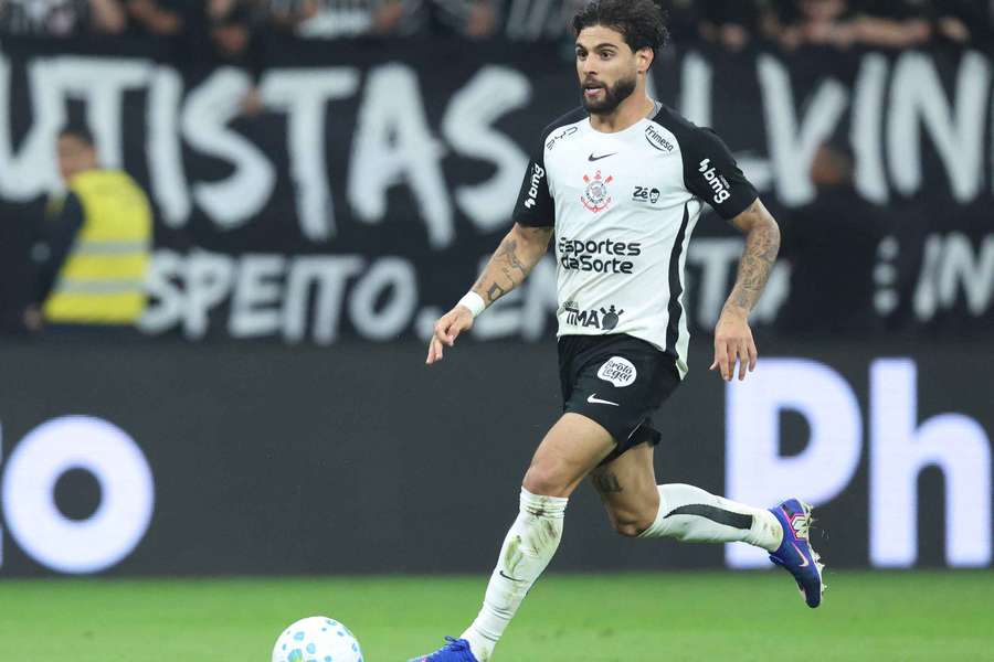 Yuri Alberto, do Corinthians, em jogo contra o Palmeiras Yuri Alberto, do Corinthians, em jogo contra o Palmeiras