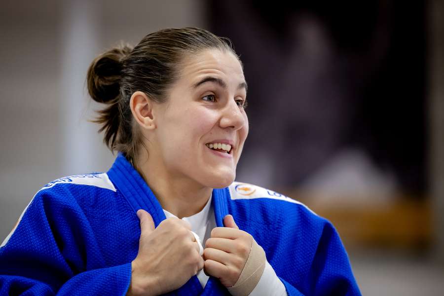 Judoka Guusje Steenhuis won vorig jaar brons op het WK in Doha