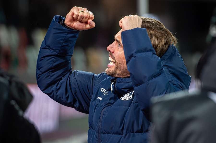 Jakob Poulsen could celebrate another win for AGF in Randers Jakob Poulsen could celebrate another win for AGF in Randers