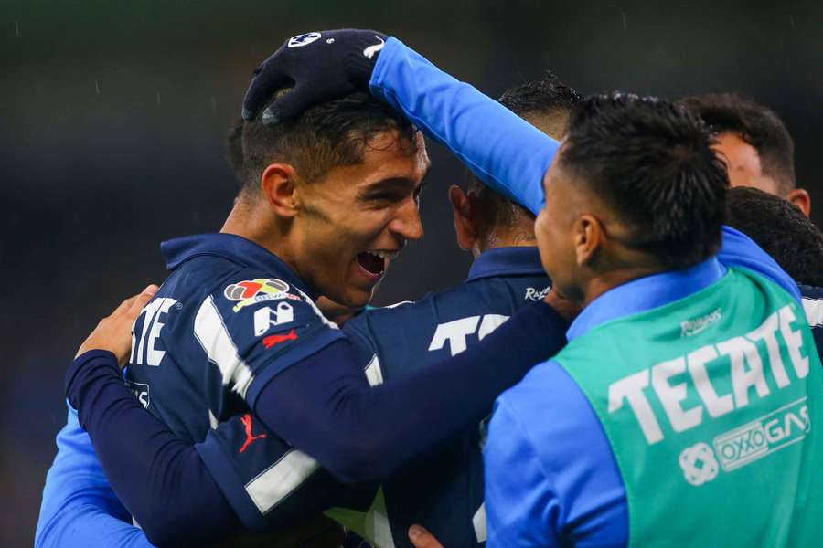Los Rayados de Monterrey celebran un gol