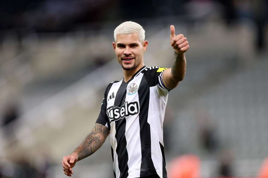 Bruno Guimarães, jogador do Newcastle