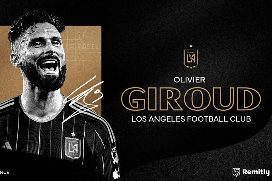 Giroud confirmado como reforço do LAFC