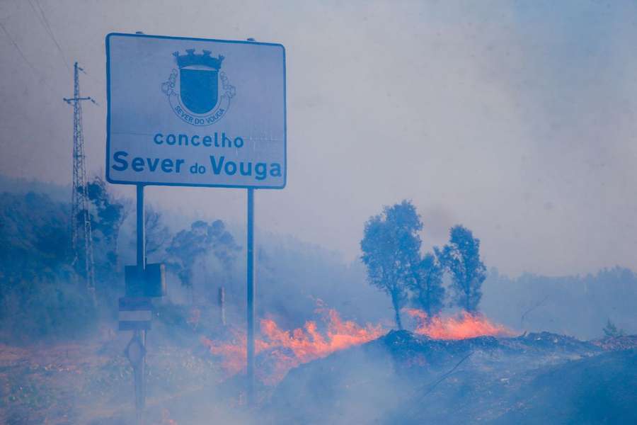 Incêndio em Talhadas, Sever do Vouga