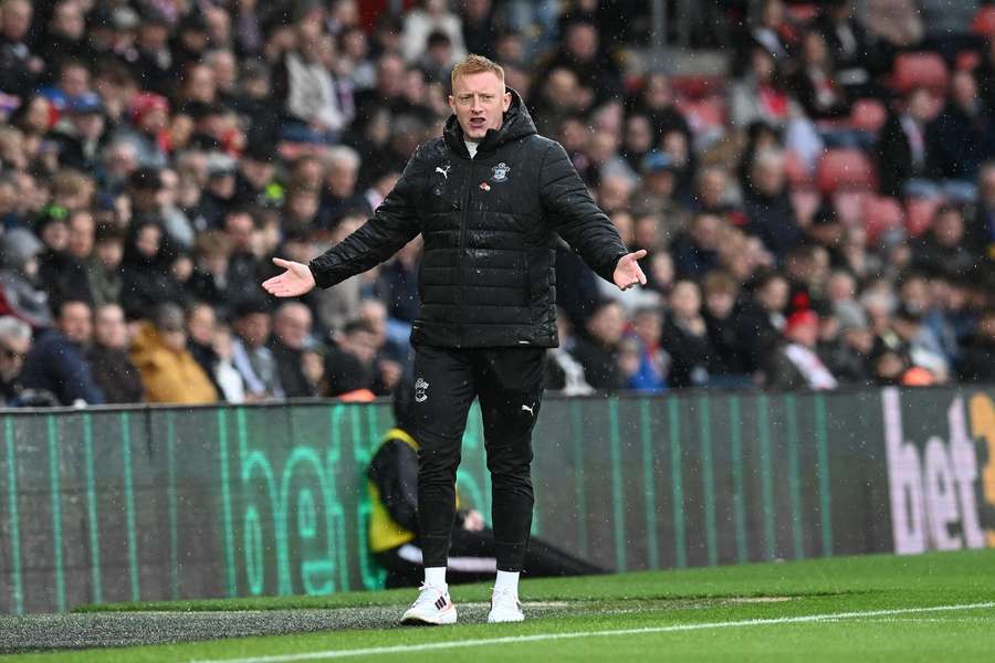  Southampton manager Will Still gestures on the touchline