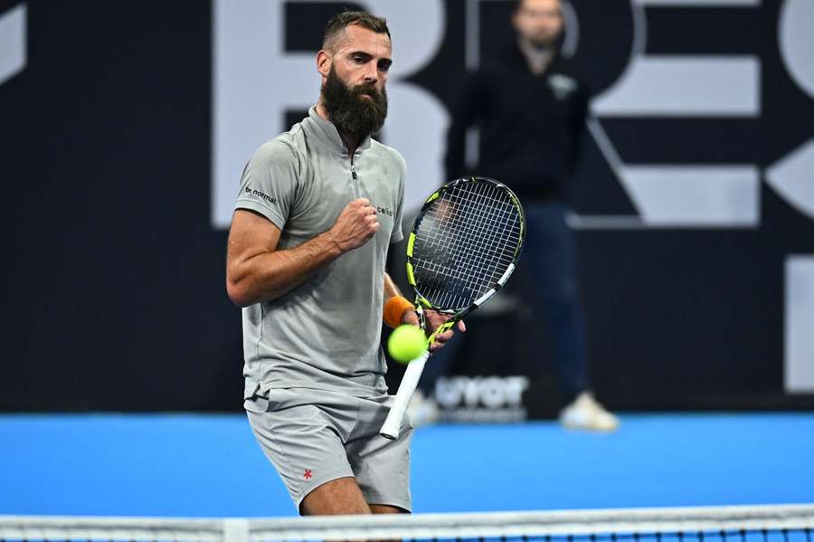 Benoît Paire, ici à Brest en octobre dernier, s'est qualifié pour le 2e tour des qualifications de l'Open d'Australie.