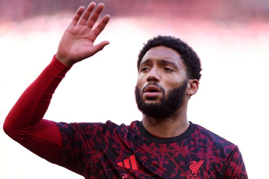 Joe Gomez pre-match