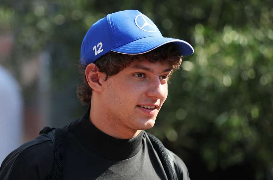 O líder do Mundial Kimi Antonelli O líder do Mundial Kimi Antonelli