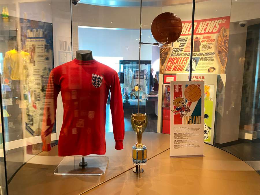 La Copa del Mundo de 1966 ocupa un lugar de honor