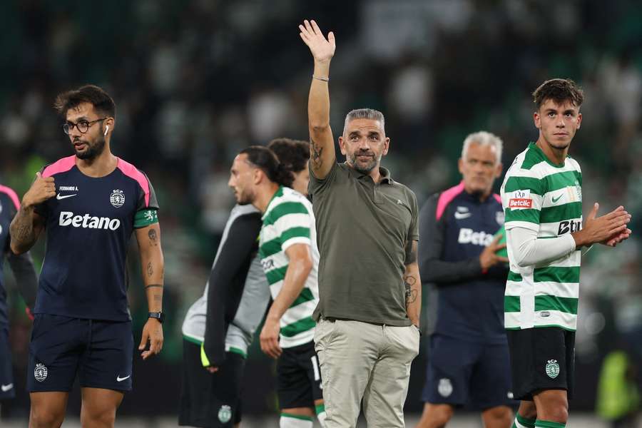 Rui Borges, treinador do Sporting