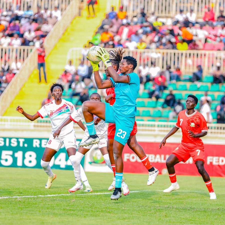 Gambia scored an away goal which could prove vital in the return leg set for Tuesday. Gambia scored an away goal which could prove vital in the return leg set for Tuesday.