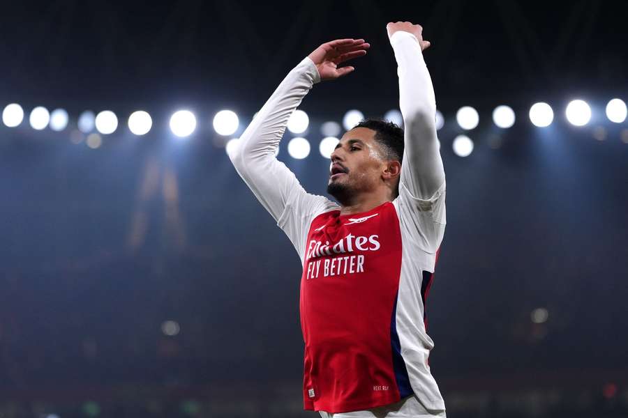 William Saliba, defesa do Arsenal