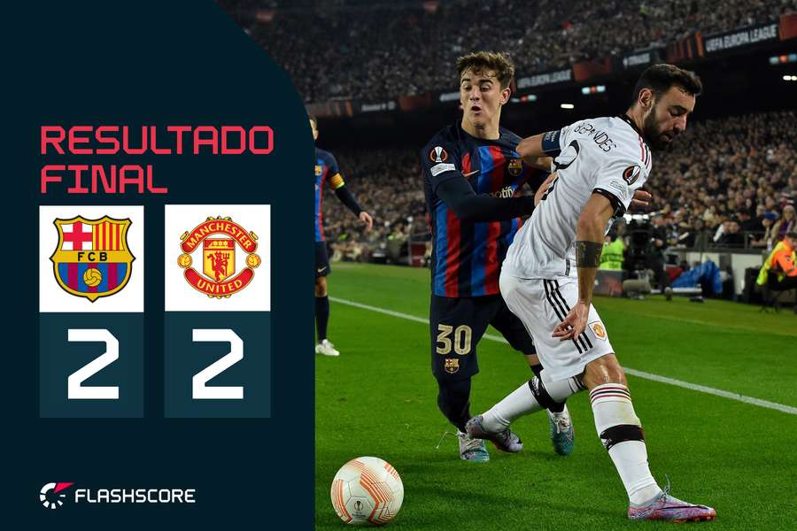 Barcelona e Manchester United proporcionaram um excelente espetáculo