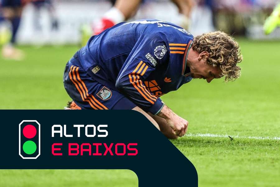 Nick Woltemade acabou por decidir o jogo... mas para o lado errado. Nick Woltemade acabou por decidir o jogo... mas para o lado errado.