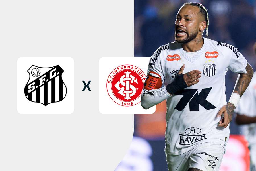 Santos e Internacional olham para parte de baixo da tabela