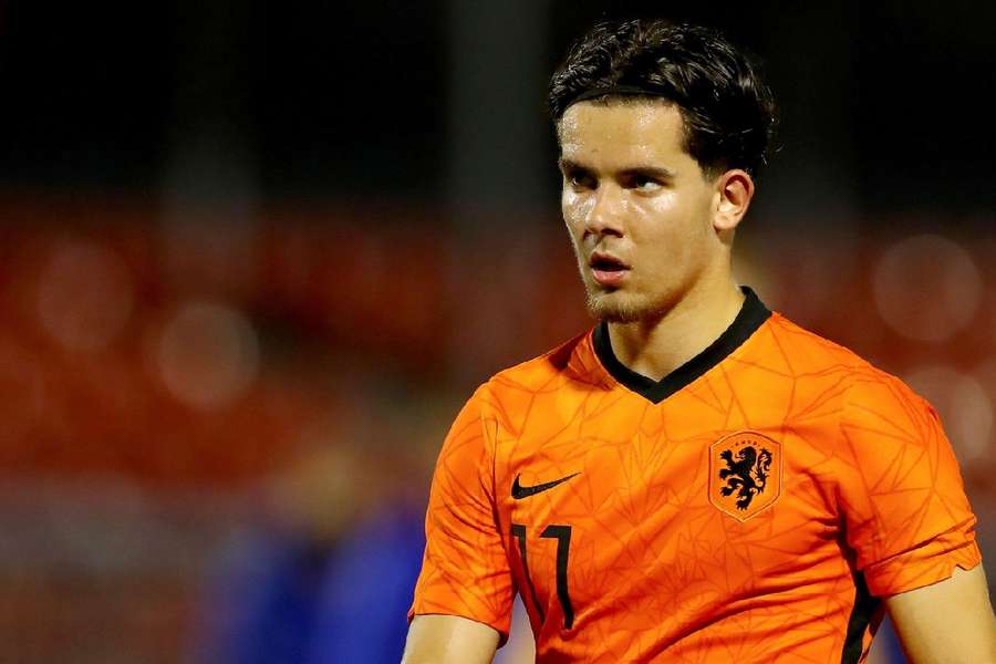 Ferdi for the Netherlands Under-21s