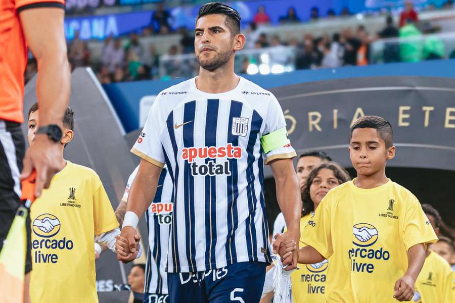 Alianza Lima, antes de un partido de la Libertadores