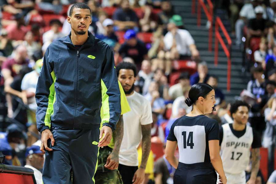 Wembanyama, jugador francés de los San Antonio Spurs