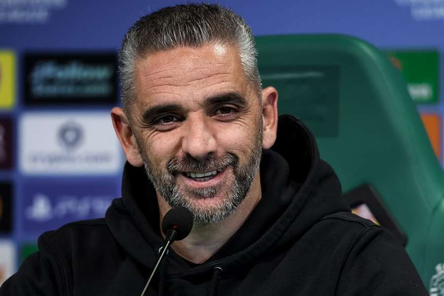 Rui Borges, treinador do Sporting