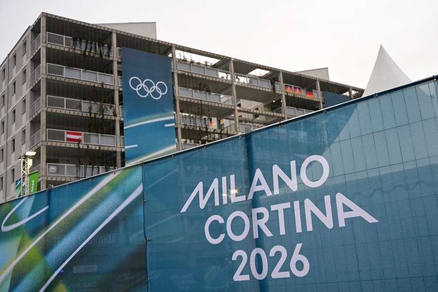 Das Olympische Dorf vor den Winterspielen 2026 in Mailand und Cortina d’Ampezzo.