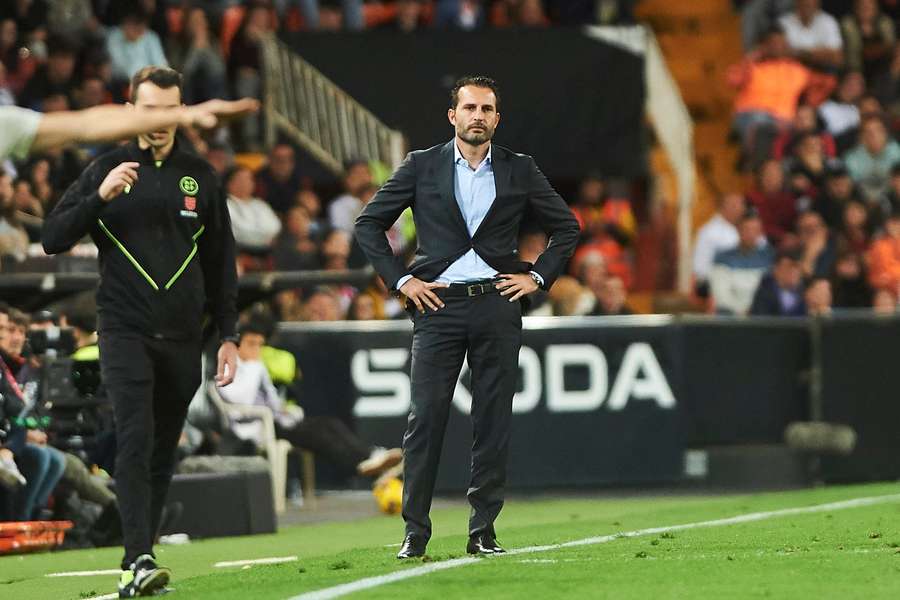  Rubén Baraja, entrenador del Valencia