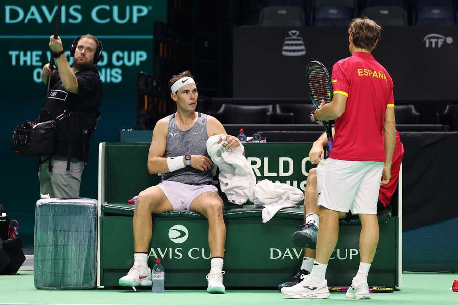 Nadal při rozlučce na Davis Cupu do hry nejspíš nezasáhne. Budu klidně jen fandit, řekl